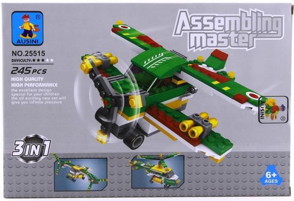 Ausini Askeri Set 3İn1 245 Parça Kız Erkek Çocuk Oyuncak Eğitici Oyuncaklar - Image 1