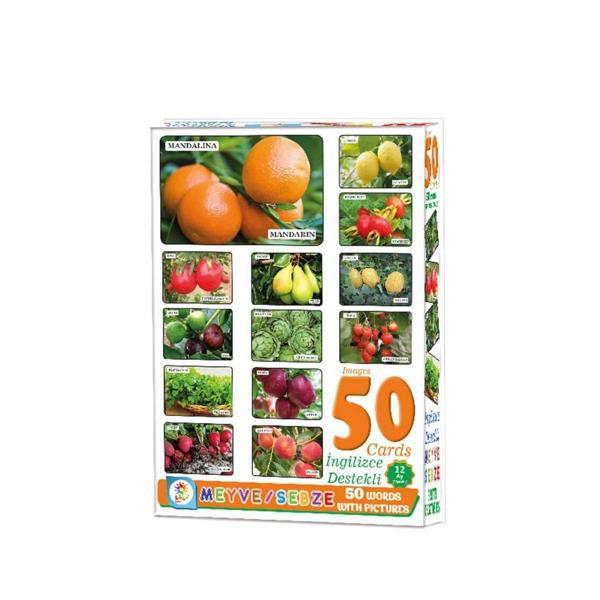 LC7178 BABY 50 MEYVE SEBZE Kız Erkek Çocuk Oyuncak Eğitici Oyuncaklar - Image 1