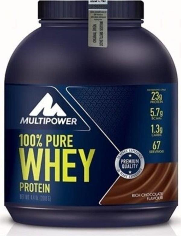 Multipower %100 Pure Whey Protein 2000 Gr - Image 1