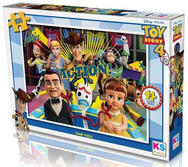 KS Puzzle 100 Parça Toy Story Kız Erkek Çocuk Oyuncak Eğitici Oyuncaklar - Image 1