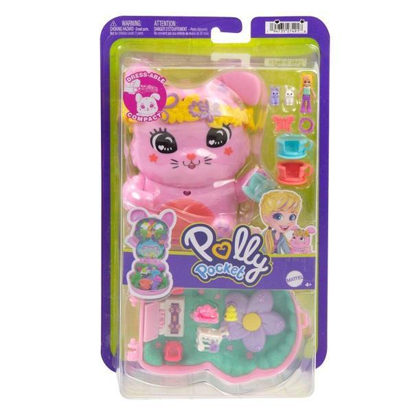 JCR40 Polly Pocket Tavşancığın Çay Partisi Mikro Oyun Seti Kız Erkek Çocuk Oyuncak Eğitici Oyuncakla - Image 1