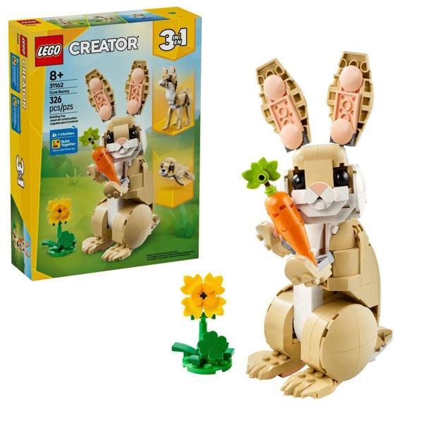 31162 Lego Creator 3in1 - Sevimli Tavşan 326 parça +8 yaş Kız Erkek Çocuk Oyuncak Eğitici Oyuncaklar - Image 1