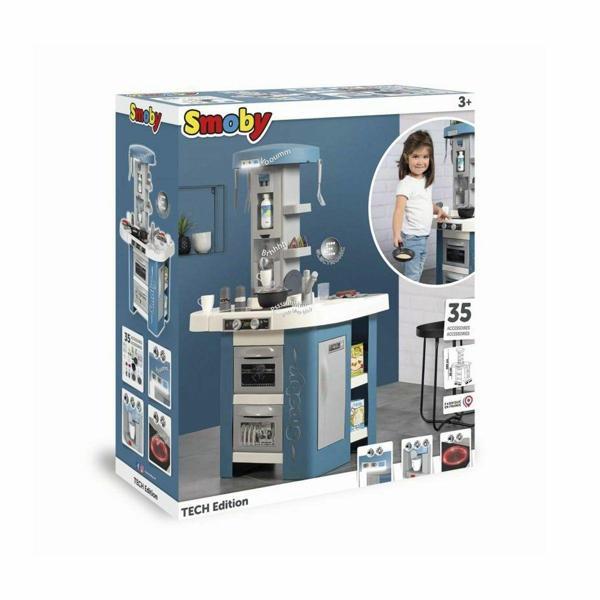 7600311052 Tech Edition Mutfak -Smoby Kız Erkek Çocuk Oyuncak Eğitici Oyuncaklar - Image 1