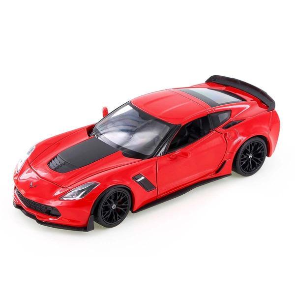Welly 1:24 2017 Chevrolet Corvette Z06 Kız Erkek Çocuk Oyuncak Eğitici Oyuncaklar - Image 1