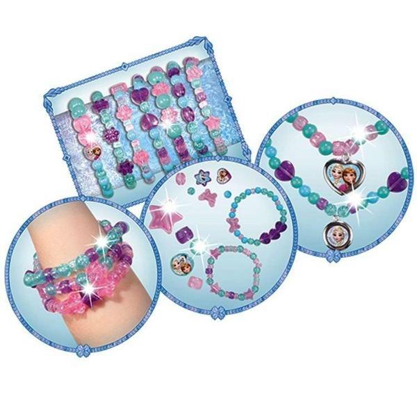 Dede Frozen Boncuk Takı Seti Kız Erkek Çocuk Oyuncak Eğitici Oyuncaklar - Image 1
