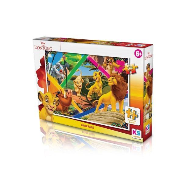 LK 113 Aslan Kral Puzzle 200 Parça - Ks Puzzle Kız Erkek Çocuk Oyuncak Eğitici Oyuncaklar - Image 1