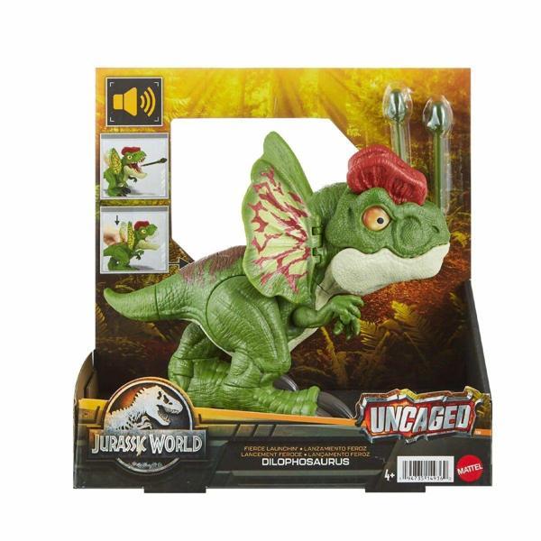 HNT65 Jurassic World Uncaged™ İnteraktif Dilophosaurus Figürü Kız Erkek Çocuk Oyuncak Eğitici Oyunca - Image 1