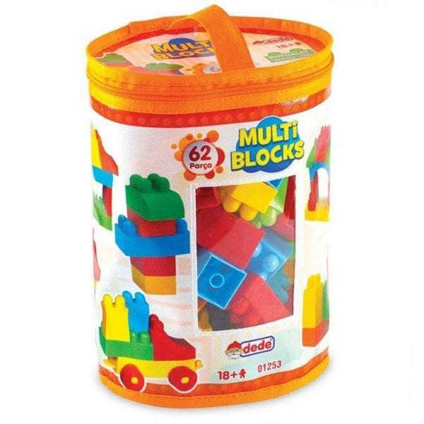 Dede Multi Bloklar 62 Parça Kız Erkek Çocuk Oyuncak Eğitici Oyuncaklar - Image 1
