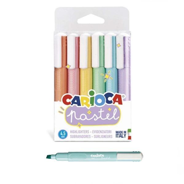 Carioca Pastel Marker 6'lı Kız Erkek Çocuk Oyuncak Eğitici Oyuncaklar - Image 1