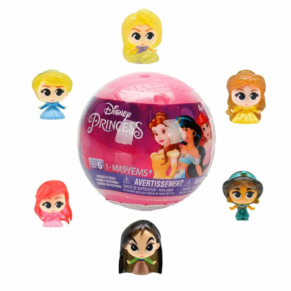 Basic Fun Disney Princess Mashems Figürleri Kız Erkek Çocuk Oyuncak Eğitici Oyuncaklar - Image 1