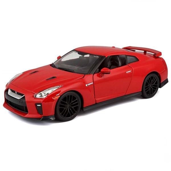 Bburago 1:24 Nissan GT-R 2017 Model Araba Kız Erkek Çocuk Oyuncak Eğitici Oyuncaklar - Image 1