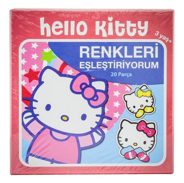 Hello Kitty Renkleri Eşleştiriyorum 20 Parça HK40629 Kız Erkek Çocuk Oyuncak Eğitici Oyuncaklar - Image 1