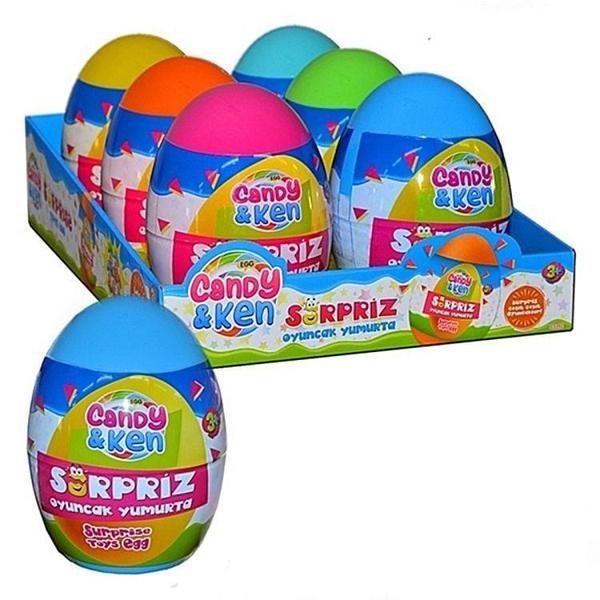 Dede Candy ve Ken Dev Sürpriz Yumurta Kız Erkek Çocuk Oyuncak Eğitici Oyuncaklar - Image 1