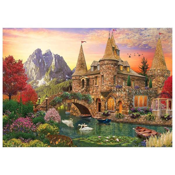 KS Castle Land 1000 Parça Puzzle Kız Erkek Çocuk Oyuncak Eğitici Oyuncaklar - Image 1