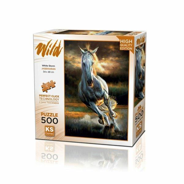 20051 White Storm 500 Parça Puzzle -KS Puzzle Kız Erkek Çocuk Oyuncak Eğitici Oyuncaklar - Image 1