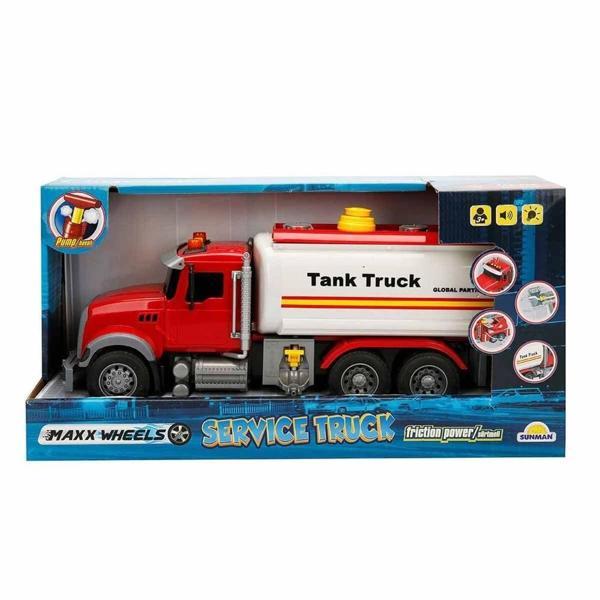 Maxx Wheels Sesli ve Işıklı İtfaiye Araçları Kız Erkek Çocuk Oyuncak Eğitici Oyuncaklar - Image 1