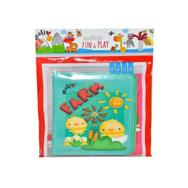 MOL-025 PVC Banyo Oyuncağı Kitaplar -1adet stokta olan gönderilir Kız Erkek Çocuk Oyuncak Eğitici Oy - Image 1