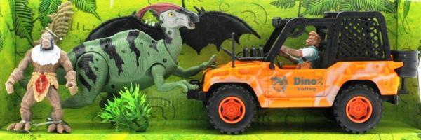 Dinozor Avcısı Jeepli Oyun Seti Kız Erkek Çocuk Oyuncak Eğitici Oyuncaklar - Image 1