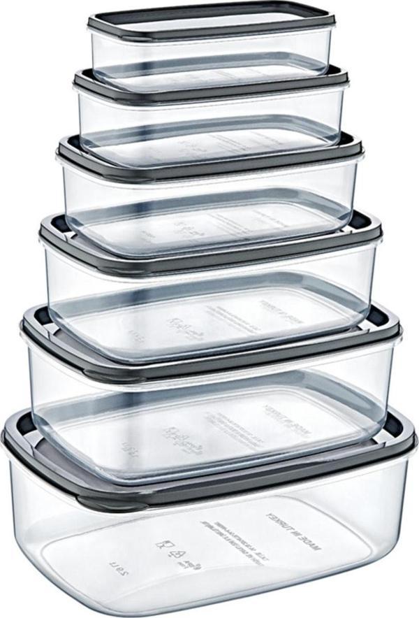 Bee Home 6'lı Sweet Saklama Kabı Ak 528 - Image 1