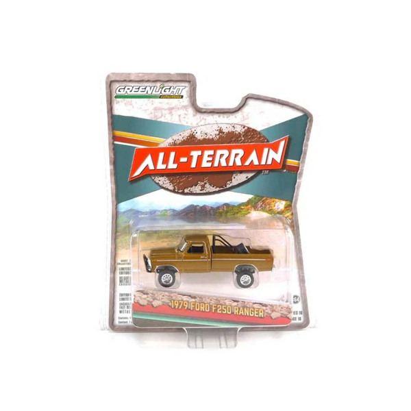 Greenlight 1/64 All-Terrain Series 16- 1979 Ford F250 Ranger Kız Erkek Çocuk Oyuncak Eğitici Oyuncak - Image 1