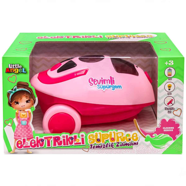 Sevimli Süpürgem Pilli Elektrik Süpürgesi Kız Erkek Çocuk Oyuncak Eğitici Oyuncaklar - Image 1