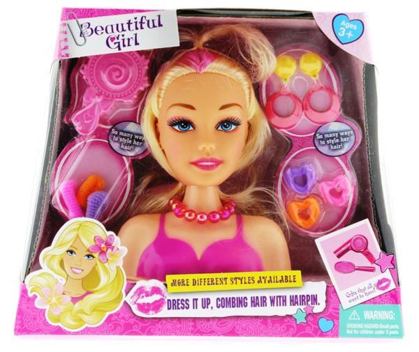 Büstlü Güzellik Seti Kız Erkek Çocuk Oyuncak Eğitici Oyuncaklar - Image 1