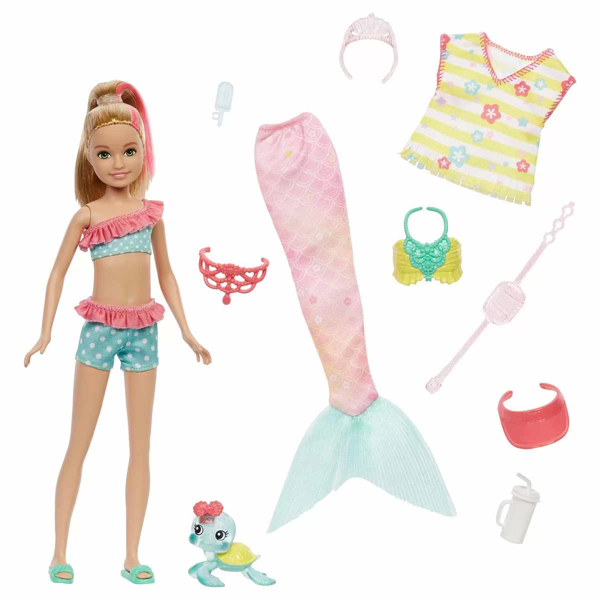 Barbie Mermaid Power Bebekleri HHG54 Kız Erkek Çocuk Oyuncak Eğitici Oyuncaklar - Image 1