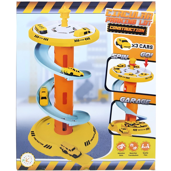 Oyuncak İnşaat Dönen Garaj Seti Kız Erkek Çocuk Oyuncak Eğitici Oyuncaklar - Image 1