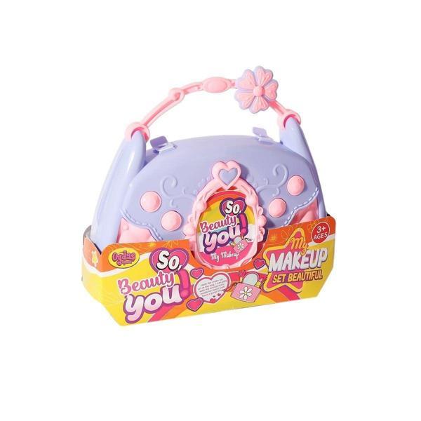 02621 Çantalı Güzellik Seti - Stokta Olan Renk Gönderilir Kız Erkek Çocuk Oyuncak Eğitici Oyuncaklar - Image 1
