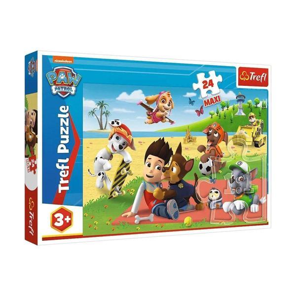 PUZZLE-14346 Paw Patrol 24 Parça Maxi Çocuk Puzzle -Vardem Kız Erkek Çocuk Oyuncak Eğitici Oyuncakla - Image 1