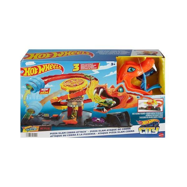 HTN81 Hot Wheels Pizza Dükkanında Kobra Macerası Oyun Seti Kız Erkek Çocuk Oyuncak Eğitici Oyuncakla - Image 1