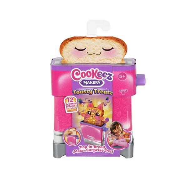 CKE01000 Cookeez Makery Tost Makinesi Kokulu Sürpriz Waffle Pelüş Kız Erkek Çocuk Oyuncak Eğitici Oy - Image 1
