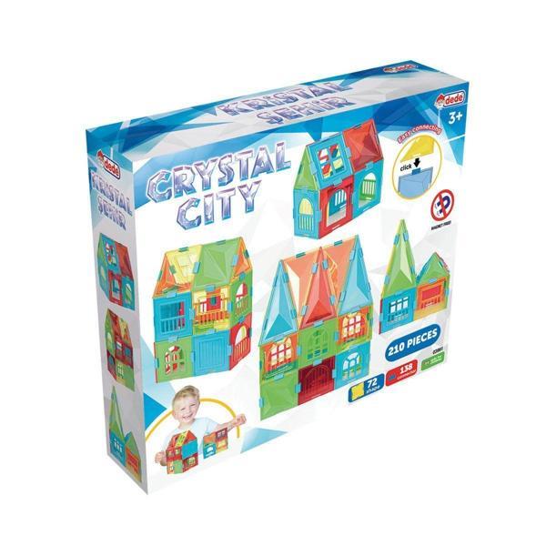 03991 Kristal Şehir 210 Parça -Dede Kız Erkek Çocuk Oyuncak Eğitici Oyuncaklar - Image 1