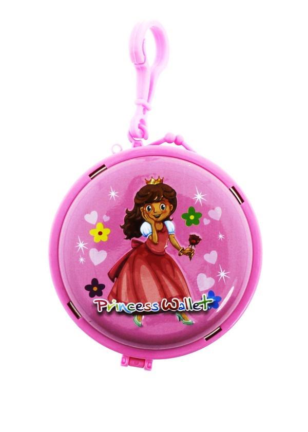Prenses Pembe Metal Cüzdan Kız Erkek Çocuk Oyuncak Eğitici Oyuncaklar - Image 1