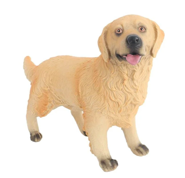 Model Köpek Ten Rengi Golden Retriever Kız Erkek Çocuk Oyuncak Eğitici Oyuncaklar - Image 1