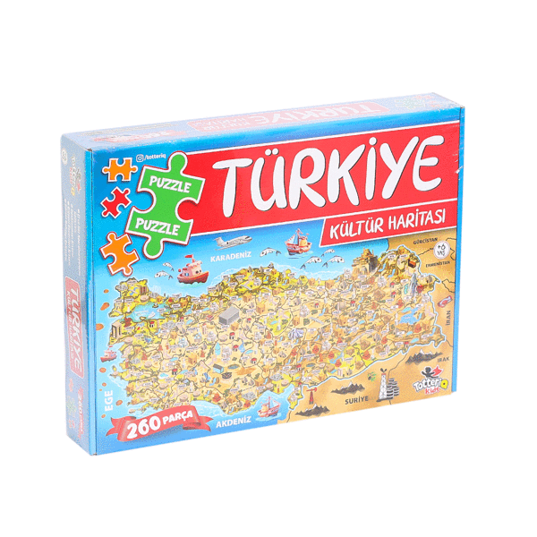 7213 Türkiye Kültür Haritası Puzzle Kız Erkek Çocuk Oyuncak Eğitici Oyuncaklar - Image 1