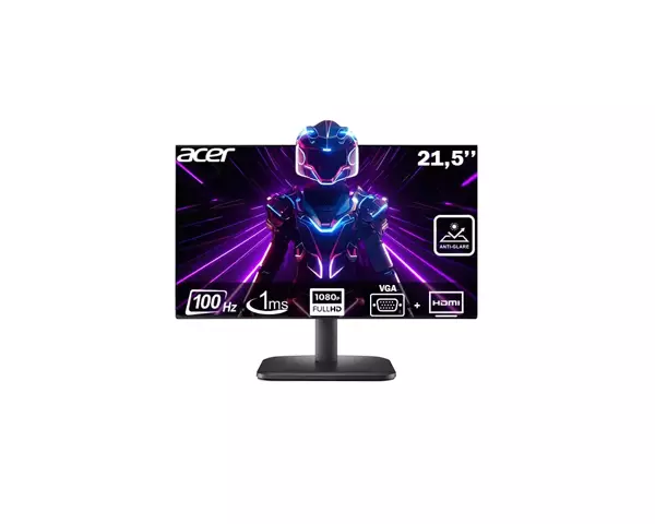 Acer 21.5" K221QHbi 1Ms 100Hz FHD HDMI VGA Vesa UM.WE1EE.H01 Monitör - Image 1