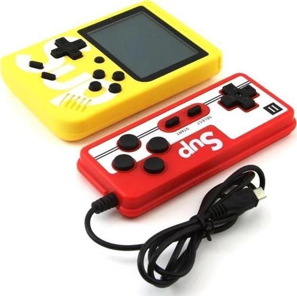 Torima GC-01 Çift Kol 400 Nostalji Oyunlu Mini Atari Sarı - Image 1