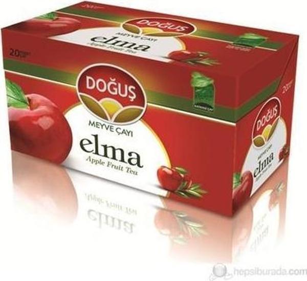 Doğuş Elma Meyve Çayı Süzen Poşet 20x2 gr - Image 1