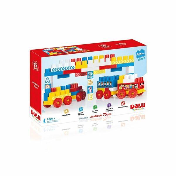 5032 Mega Blok Seti 75'li Kız Erkek Çocuk Oyuncak Eğitici Oyuncaklar - Image 1