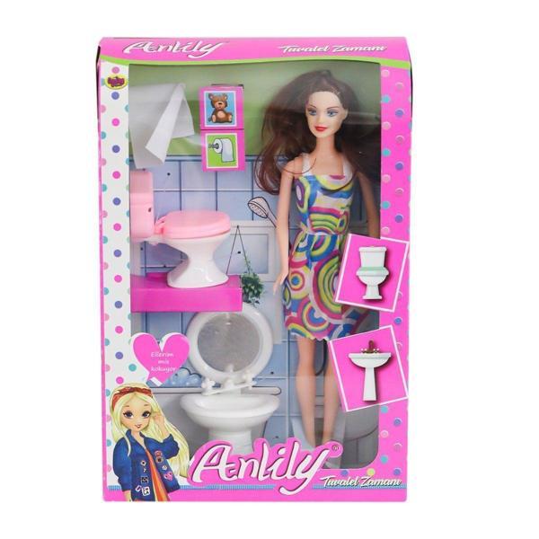 02443 Anlily Klozetli Lavabolu Bebek Kız Erkek Çocuk Oyuncak Eğitici Oyuncaklar - Image 1
