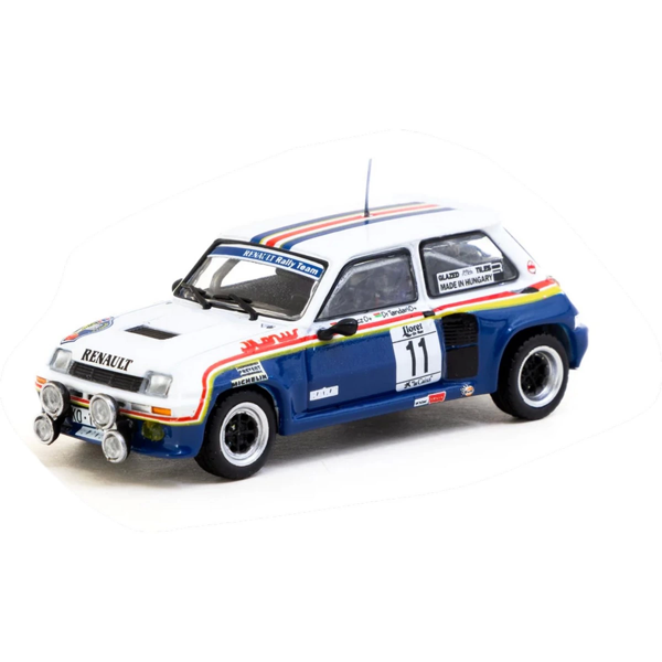 Tarmac Works 1/64 Renault 5 Turbo Rally Costa Brava 1985 #11 Kız Erkek Çocuk Oyuncak Eğitici Oyuncak - Image 1