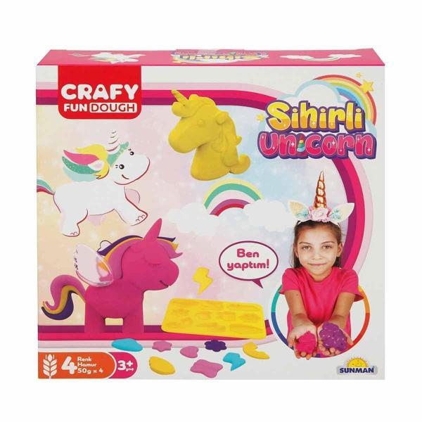 2090 Crafy Sihirli Unicorn Oyun Hamuru Seti -Sunman Kız Erkek Çocuk Oyuncak Eğitici Oyuncaklar - Image 1