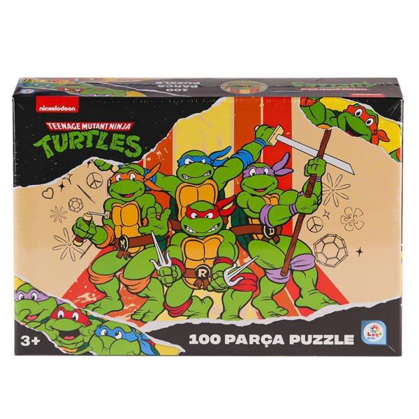 NK0050 Ninja Kaplumbağalar 100 Parça Puzzle -Laçokids Kız Erkek Çocuk Oyuncak Eğitici Oyuncaklar - Image 1