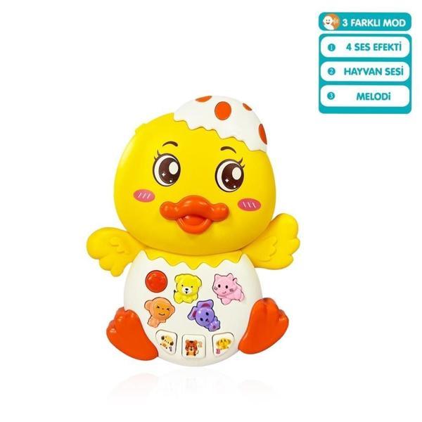 JLG-855-144A IŞIKLI VE MÜZİKLİ ÖRDEK BEBEK -VRD Kız Erkek Çocuk Oyuncak Eğitici Oyuncaklar - Image 1