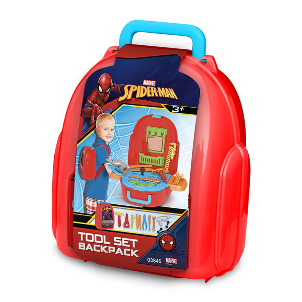 Spiderman Tamir Set Sırt Çantası Kız Erkek Çocuk Oyuncak Eğitici Oyuncaklar - Image 1