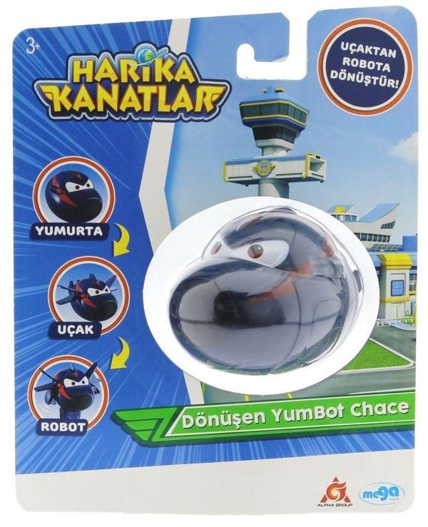 Harika Kanatlar Dönüşen Tekli Figür YumBot Ajan Chace Kız Erkek Çocuk Oyuncak Eğitici Oyuncaklar - Image 1
