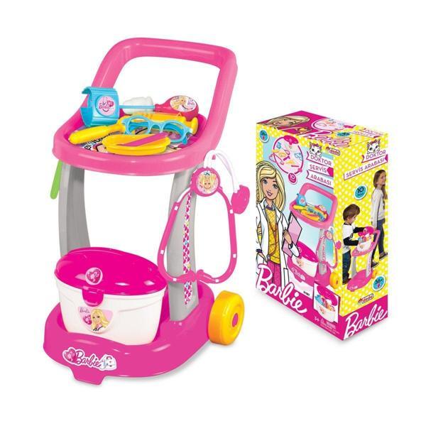 01987 Barbie Doktor Sevis Arabası Kız Erkek Çocuk Oyuncak Eğitici Oyuncaklar - Image 1