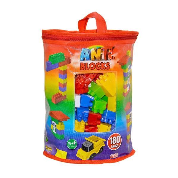 ANT181 Ant Blocks 180 Parça Blok Seti Kız Erkek Çocuk Oyuncak Eğitici Oyuncaklar - Image 1