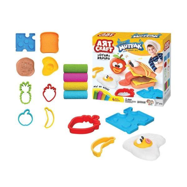 03557 Dede, Mutfak Hamur Set 200 gr / +3 yaş Kız Erkek Çocuk Oyuncak Eğitici Oyuncaklar - Image 1